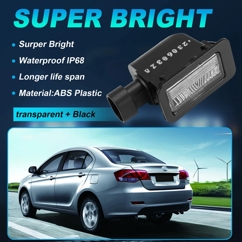 4108100XG08XA Car Rear License Plate Light Assembly For Great Wall Voleex C30 C50 ORA R1 IQ Haval H5 H6 H9 M2 Wingle 6