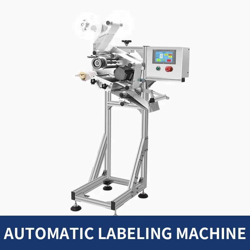 Automatic labeling machine CJ-660 with Conveyor Belt Paging Tools Optional Customized Flat Bottle Labeler Sticker