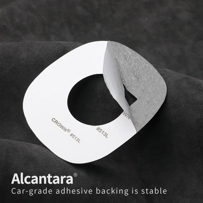 Car Steering Wheel Center Label Sticker Alcantara Suede For For Volvo XC60 S60 S90 XC40 XC90 V60 V90 S80 V70 car accessories