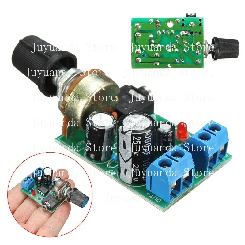 YX1667 Mi LM386 Power Amplifier Board, Can Drag 0.5W-10W Speaker DC3-12V Audio Amplifier