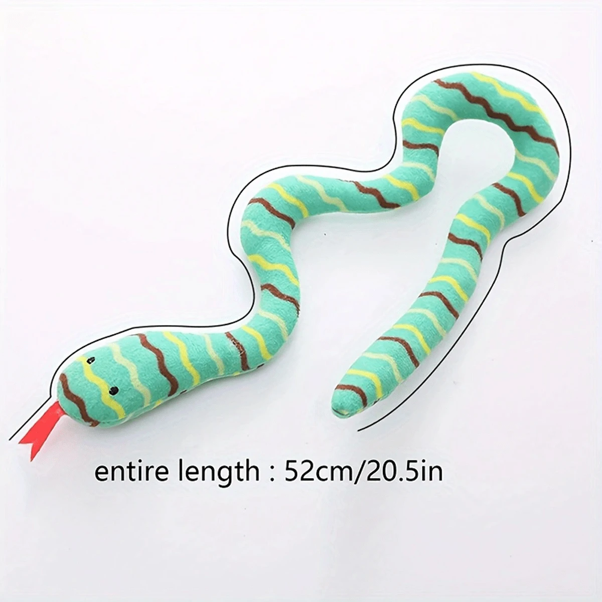 Juguete de serpiente para gatos - varita resistente para gatitos - imagen 2