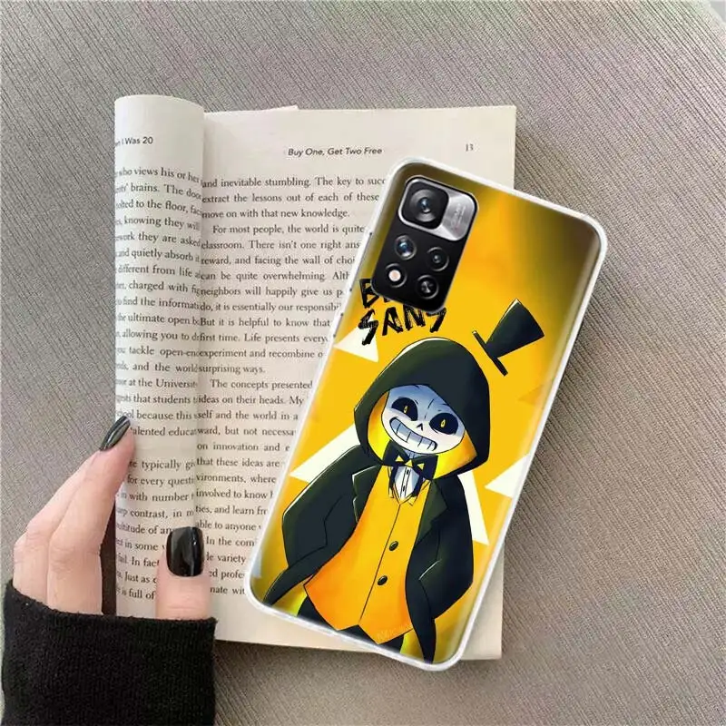 Undertale Sans Doggo Phone Case For Xiaomi Poco X4 F4 GT X3 NFC X5 X6 Pro 5G M5 M5S M4 M3 F5 Mi F6 F3 F2 F1 Cover Coqu