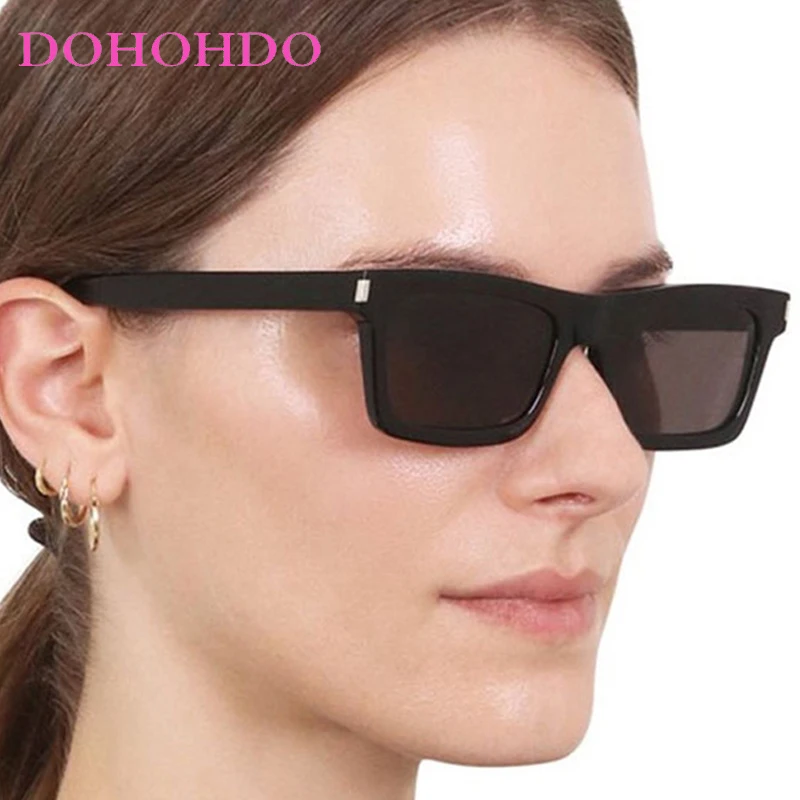 

New Vintage Square Rivets Women Sunglasses Classic Brand Men Sunglass Outdoor Driving Travel Shade Eyewear Ladies Lentes UV400