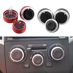 AC Knobs for Nissan Tiida NV200 Livina 2004-2010 Geniss Sylphy 2012 3pcs Car Air Conditioning Heat Control Switch Knob