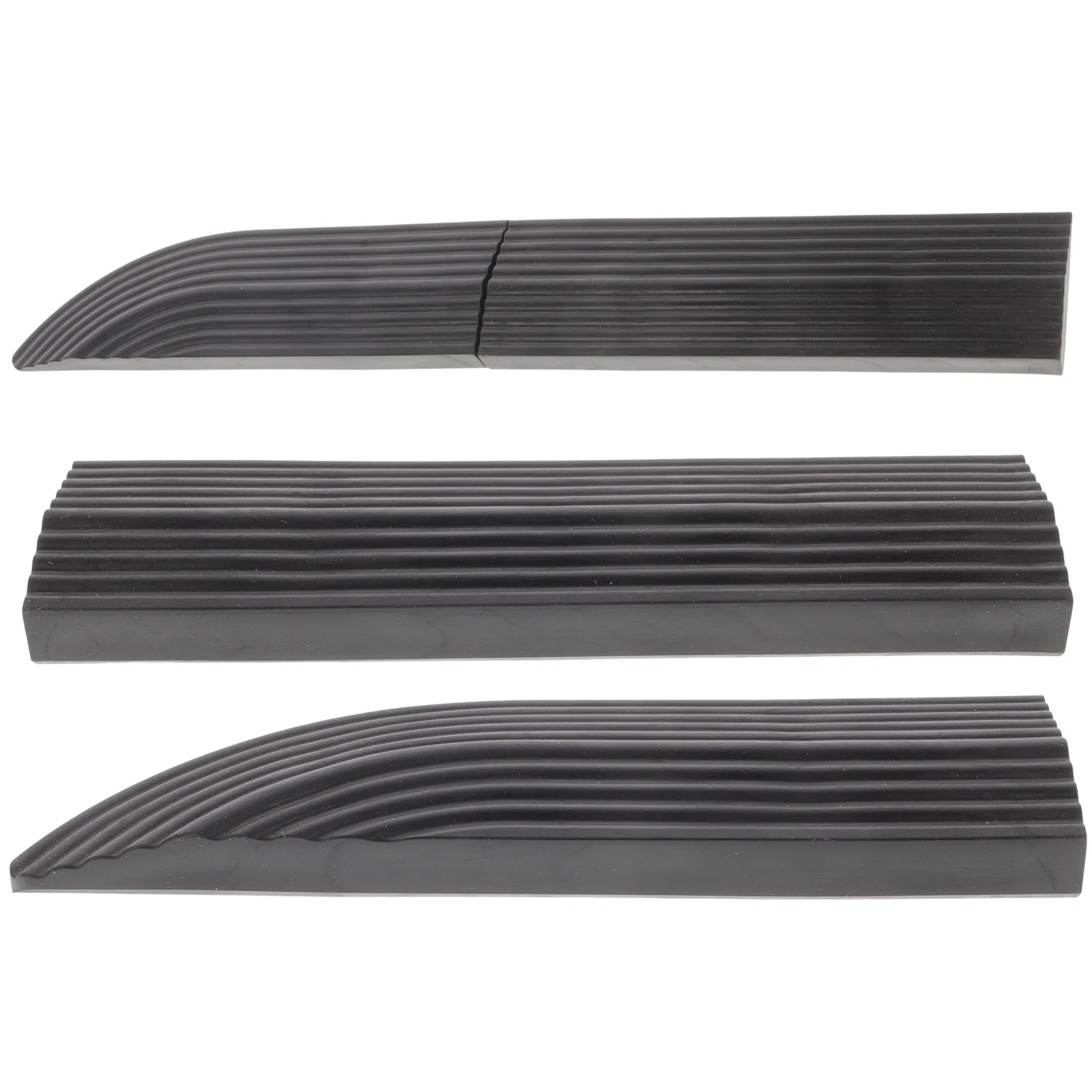 

4pcs Rubber Thickened Anti-Slip Water-Resistant Slope Ramp For Door Steps Indoor Use Wheelchair Sweeping Robot Ramps