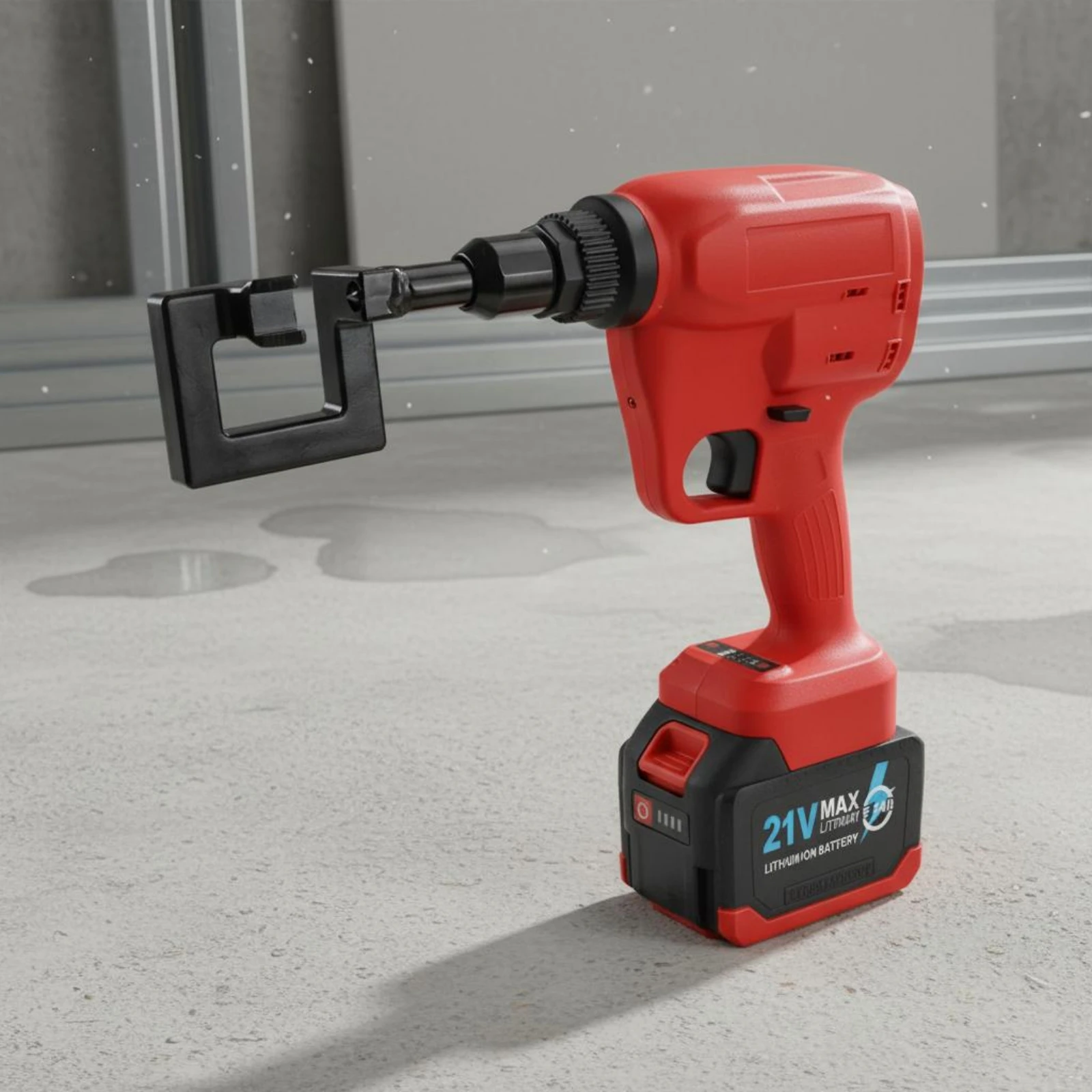 Electric Keel Puncher Fast and Accurate Cordless Punch Drywall Framing 360 Degree Rotating Head for Workers