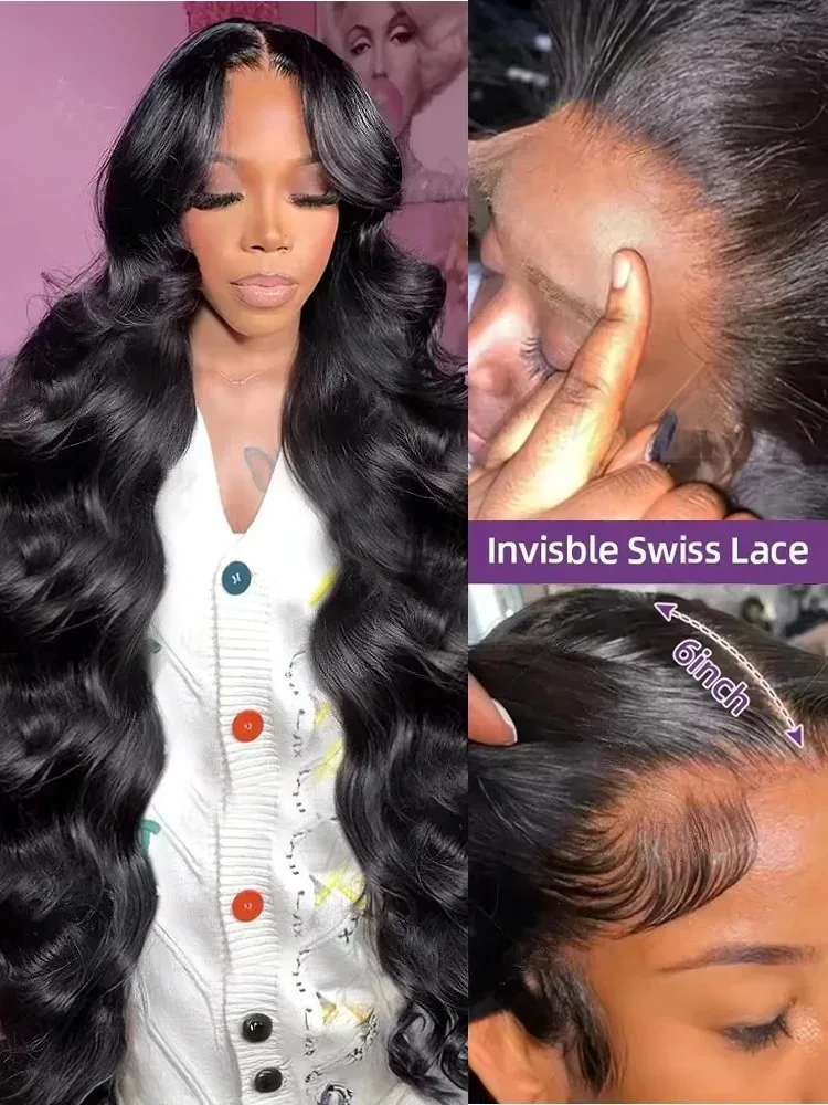 13x6 13x4 HD الدانتيل أمامي خصلات الشعر المستعار الإنسان الجسم موجة 32 34 بوصة قبل قطعها شعري طبيعي الدانتيل الجبهة الباروكات شعر الإنسان للنساء