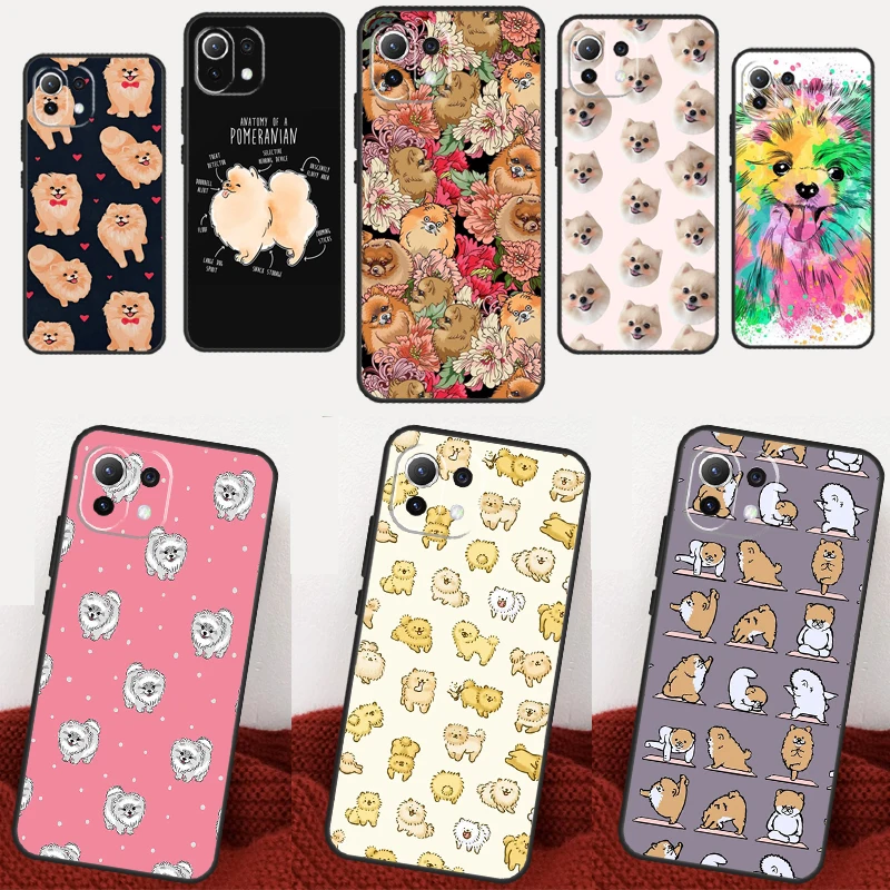 Pomeranian Dog Case For Xiaomi 13 Pro 12T 11T 12 13 Lite 12X POCO F5 X3 X5 M4 Pro M5s X4 F4 GT F3 Cover