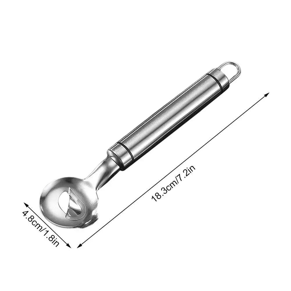 1Pcs Stainless Steel Cactus Peeler Spoon Spoon Shaped Nopales Peeler For Home Multifunctional Kitchen Manual Tools Kit view 6