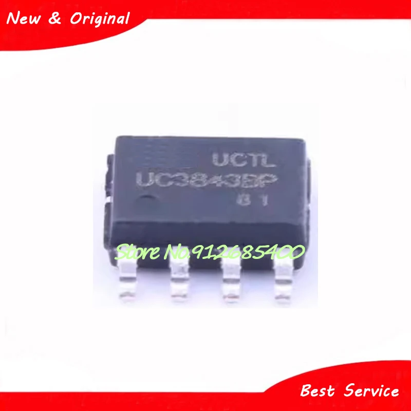 10 Pcs/Lot UC3843BP-SO8-R SOP8 New and Original In Stock