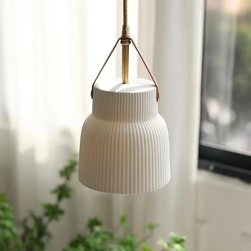 

Modern Minimalist Plaster Pendant Lamp Indoor Creative Retro Hanging Lamp For Living Room Dining Hall Bedroom Cafe Bar Droplight