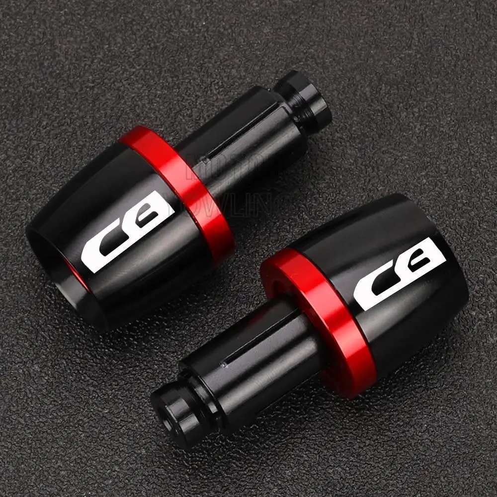 For HONDA CB CBF 125 150 250 300 400 599 600 HORNET Motorcycle 22mm Handlebar Grips Bar Ends Cap Handle Counterweight Plug