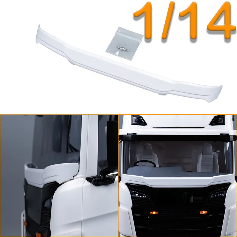 1pcs Plastic Windshield Baffle Explosion-proof Net for Tamiya 1/14 RC Truck for SCANIA 770S 6x4 56368 56371 Car
