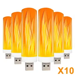 Lumière de livre clignotante USB LED pour banque d'alimentation, lumière clignotante, bougie, éclairage de camping, lumière à effet de lumière Laguna