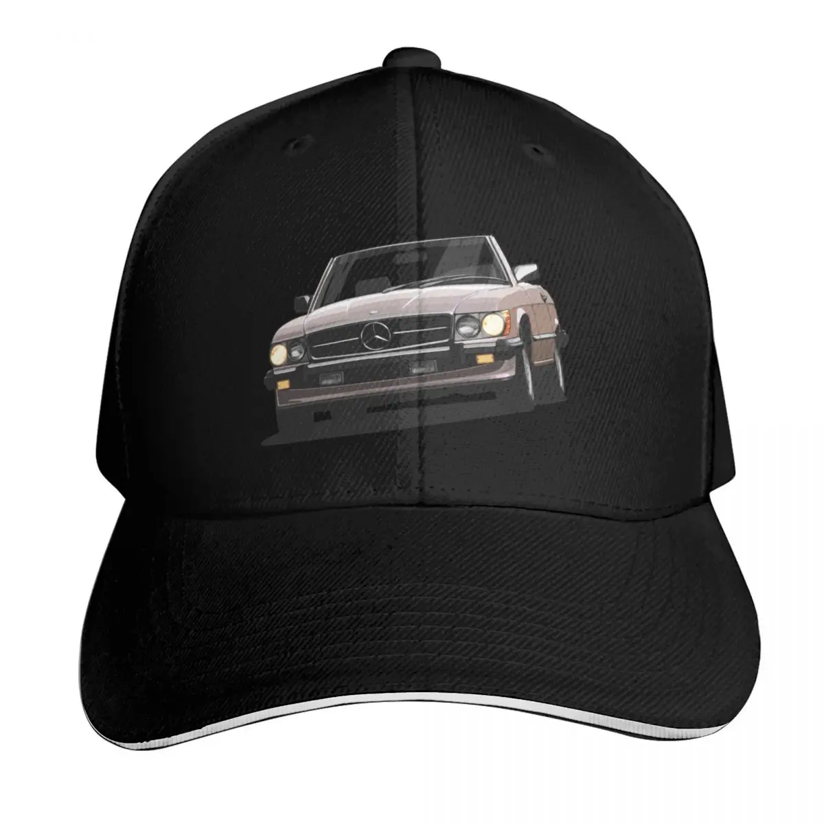 Artwork German Convertible SL - R107 / C107 1971 - youngtimer- classic Baseball Cap Men Women Casual Summer Sport Sun Cap