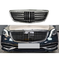 For Mercedes  design Benz Maybach  Grille 2014-2020 S Class W222  ABS Chrome Grille With ACC Auto spare parts factory