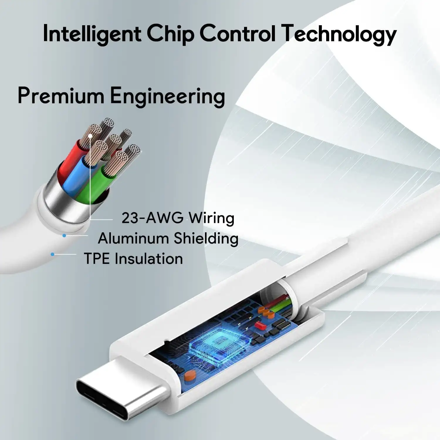 شاحن كمبيوتر محمول سريع USB C بقدرة 96 وات متوافق مع جميع أجهزة شحن USB C، يشمل كابل شحن بطول 2 متر