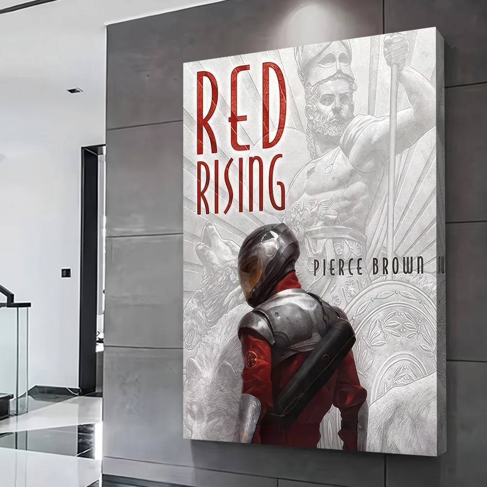 Red Rising By Pierce Brown Book Cover Printing Poster Customizable Pictures Wall Art Canvas Painting for Wand Deko Home Decor