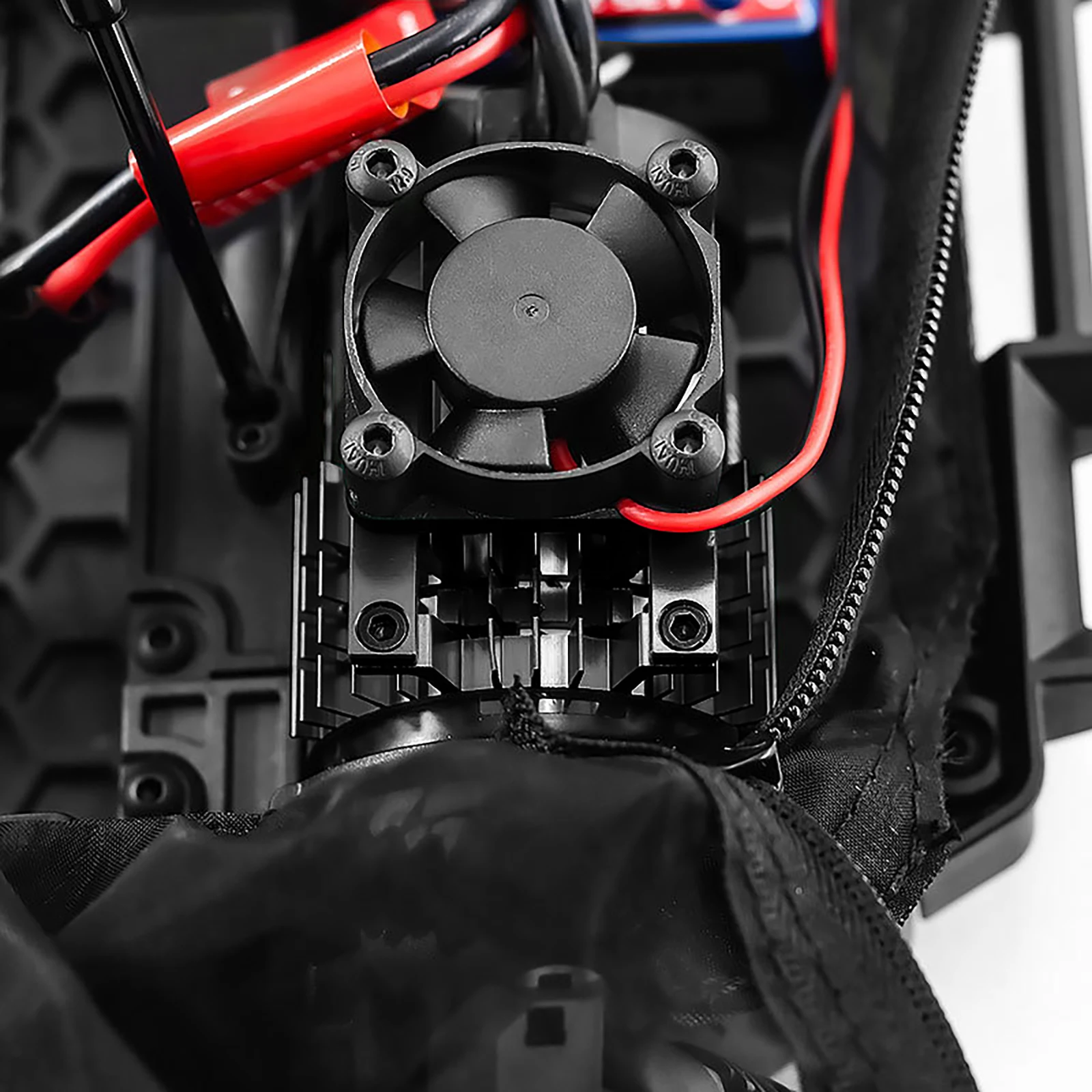 Ventola e base di raffreddamento del motore RC VXL-3S per Traxxas Slash/Rally/Bandit/Stampede 2WD/4WD in lega di alluminio 540/550 dissipatore di calore + ventola