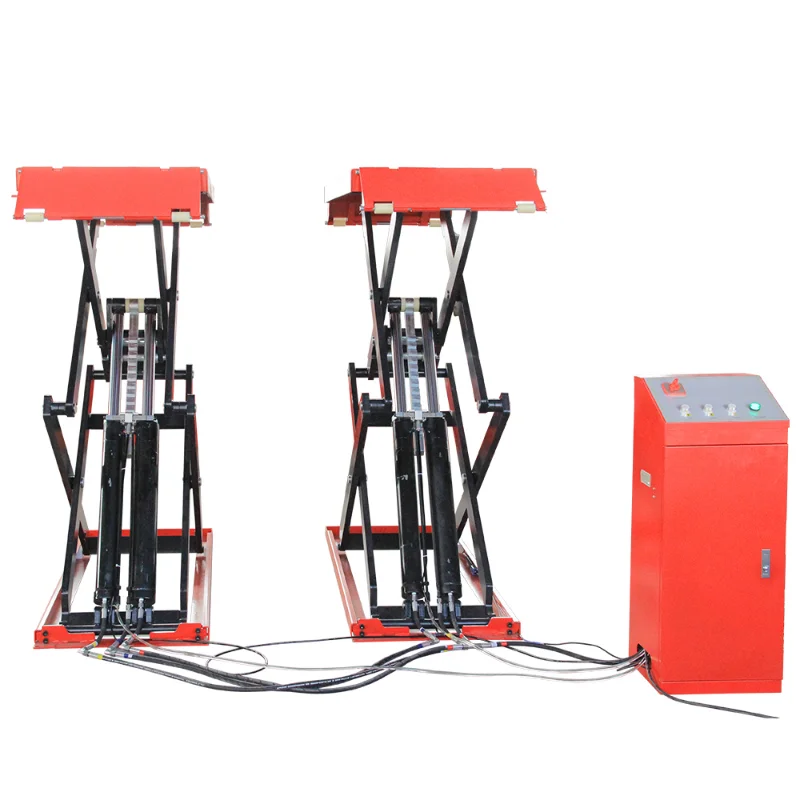 hydraulic full rise 3.5 tons scissor car lift scissor car lifter scissor car hoist