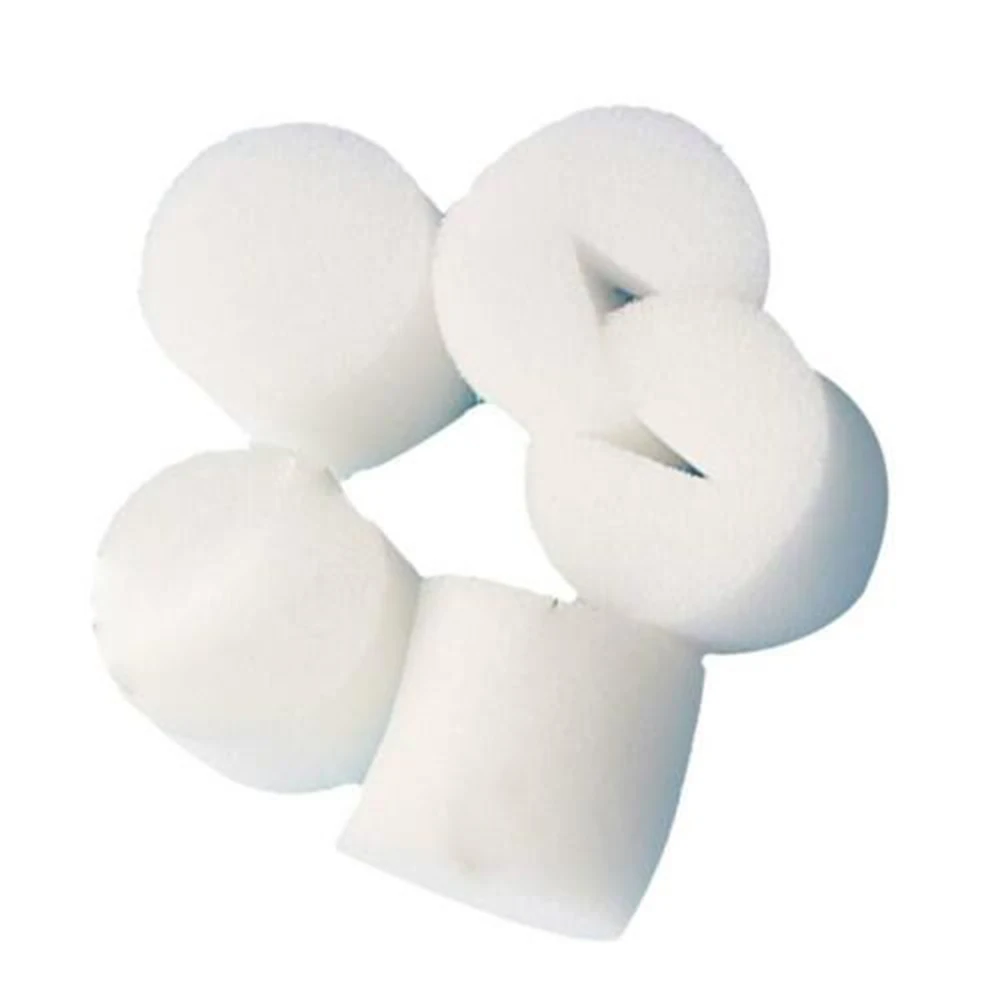 50 Plastic Net Cups with Aeration Slots and 50 Soilless Sponge Blocks for Hydroponics Aquaponics and Root Development