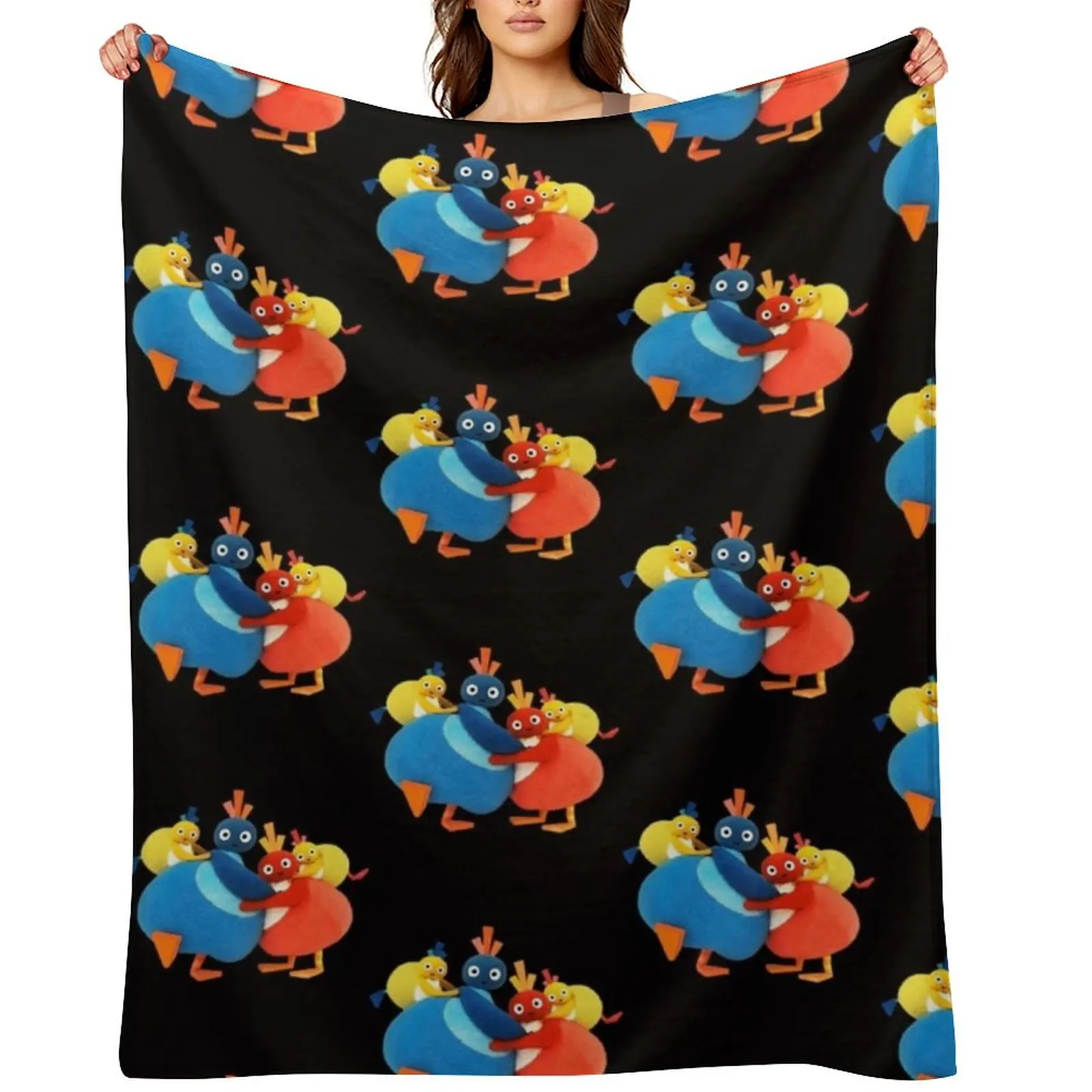 

Twirlywoos Cute Characters Throw Blanket Camping For Baby Beautifuls Decorative Sofas Blankets