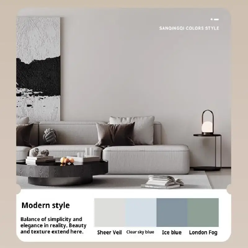 طلاء داخلي للحائط سعة 1 جالون/3.79 كجم - إصلاح وتغطية الجدار - مناسب لتغطية البقع والخدوش والاستخدام اليدوي (أبيض) #4