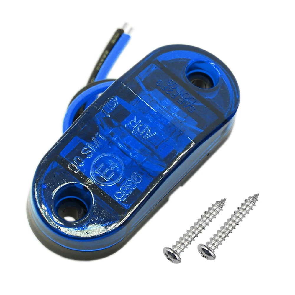 ضوء مؤشر جانبي للتخليص ، مقطورة ، شاحنة ، قافلة ، أضواء إشارة ، أضواء انعطاف ، أحمر ، أبيض ، أخضر ، أزرق ، أصفر ، 1 ، 10-30 فولت #2