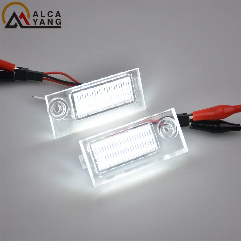 

For Audi A6 C5 4B Sedan 1997-2004 High Brightness White LED License Plate Light Number Plate Lamp