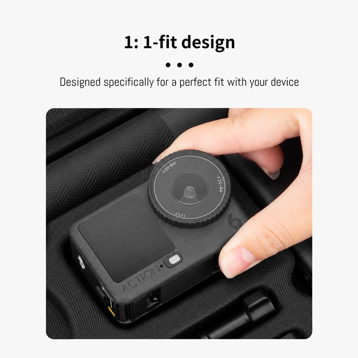 Für DJI Osmo Action 6 Tragetasche, Wasserdichte Tragbare Reisetasche Kompatibel mit Osmo Action 6/5 Pro/4/3 Adventure Combo – Detail 8