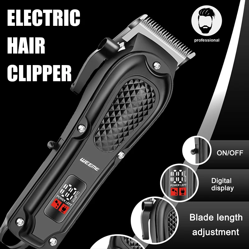 T9 Vintage Electric Hair Cutting Machine Portable USB Fast Charging Hair Clipper Barber Shaver Hair Trimmer for Hairdresser