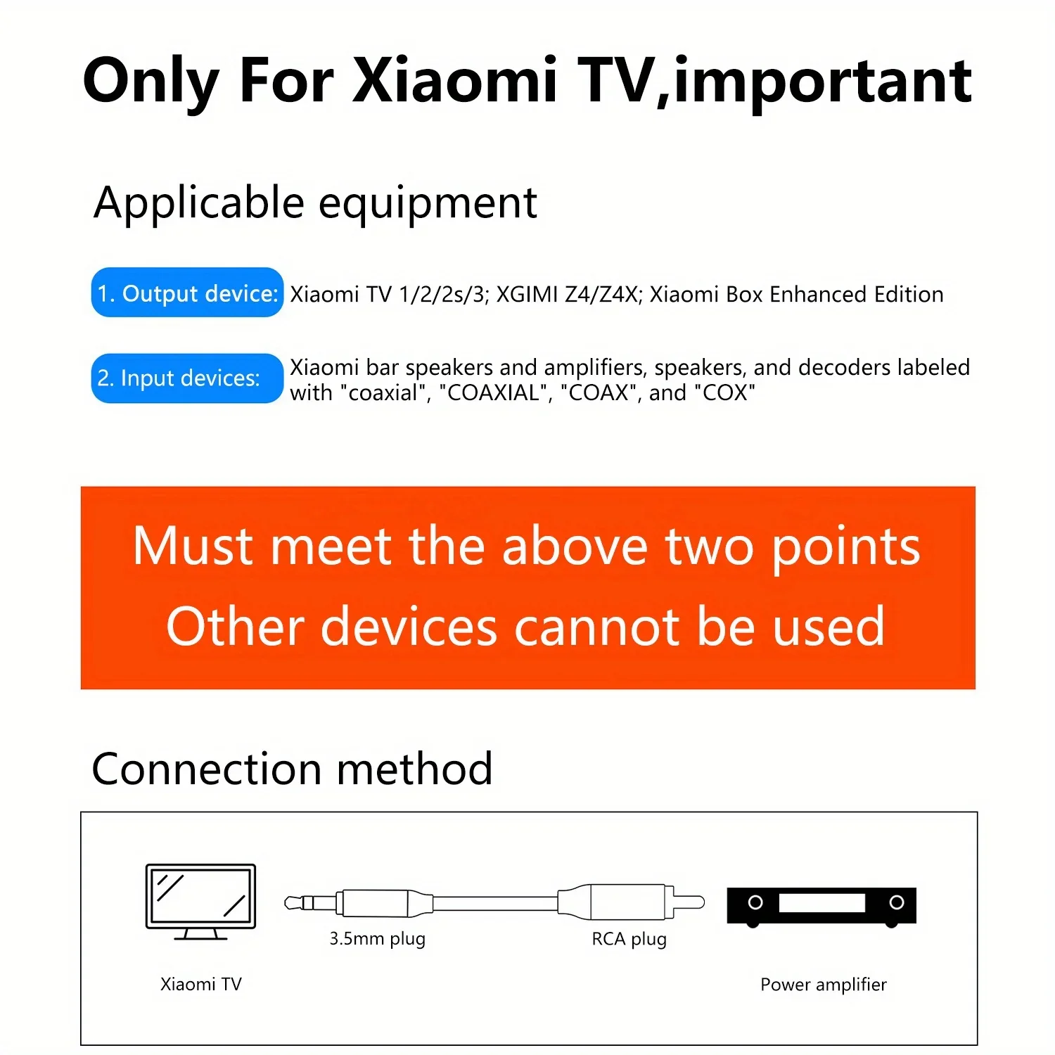 SUNKANDI 3.5 มม.ถึงสาย RCA,3.5 มม.ชายไป RCA สายสเตอริโอเสริมสําหรับ Xiaomi TV