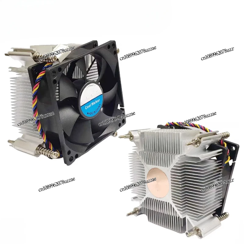 CPU Radiator LGA1700 115X 1366 2011 Copper Core Silent Fan PWM Temperature Control Speed Regulation