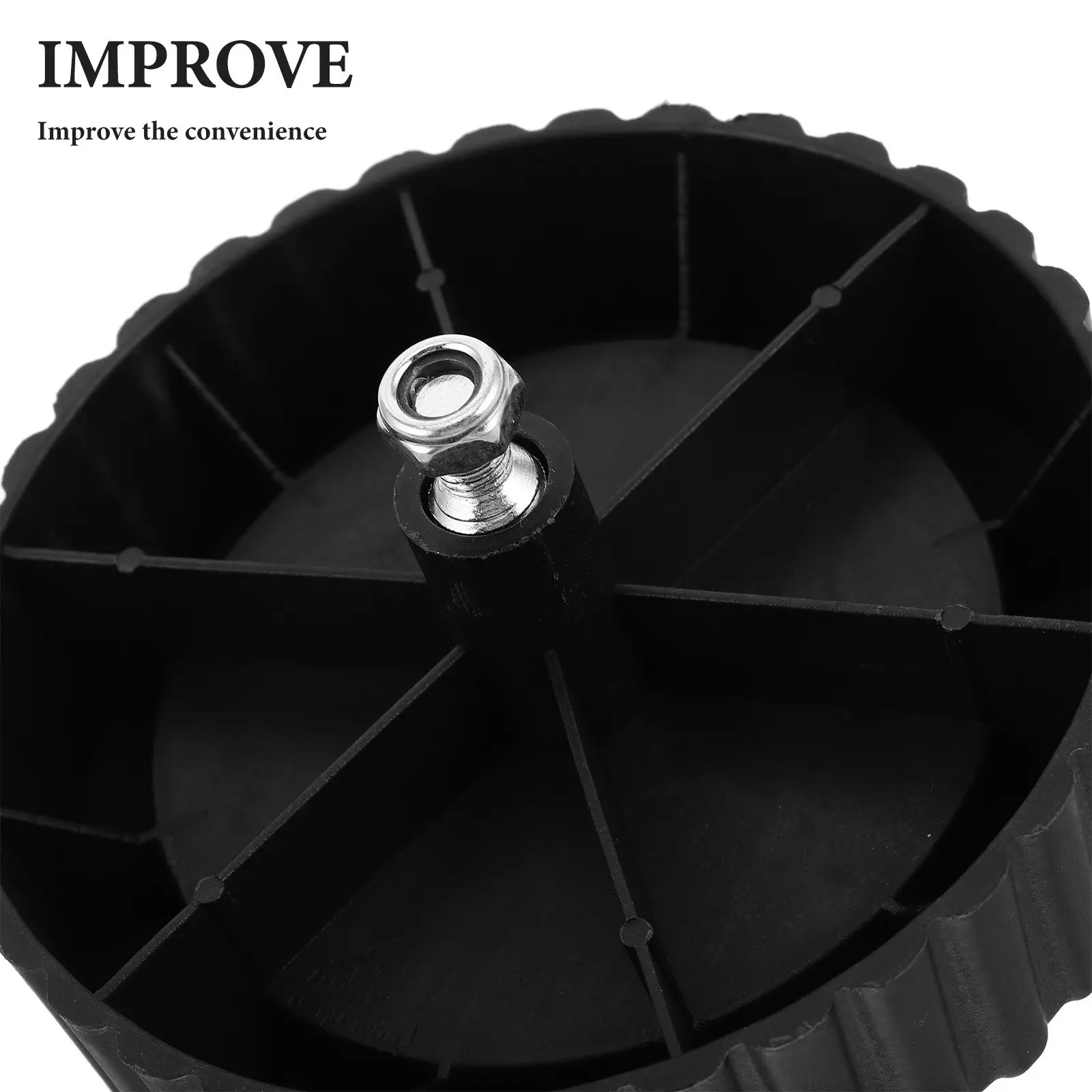 2 pcs Lawn Mower Replacement Garden Trimmer Halloween Christmas New Year Lawn Mower Caster Wheel Lawn Mower Deck Wheel Auxiliary