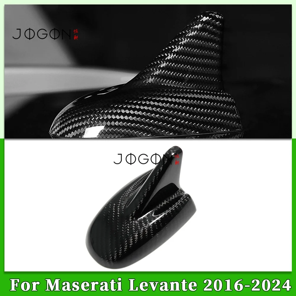 

DRY из углеродного волокна, внешняя антенна на крышу с плавником акулы, крышка антенны на крышу с плавником акулы, аксессуары для Maserati Levante 2016-2024