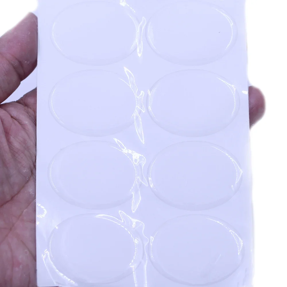 50Pcs Clear Oval Epoxy Resin Stickers 3D For Domes Cabochons High transparency Jewelry DIY Findings 4x3cm(1-5/8