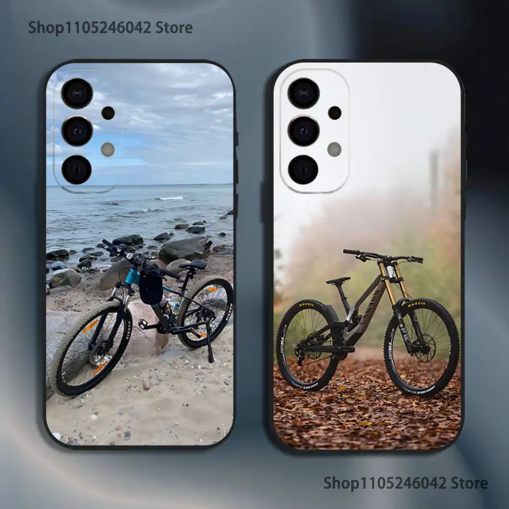 

MTB Mountain Bike Bicycle For Samsung Phone Case S25,S24,S21,S22,S23,S30,Ultra,S20,Plus,Fe,Lite,5G Black Cover