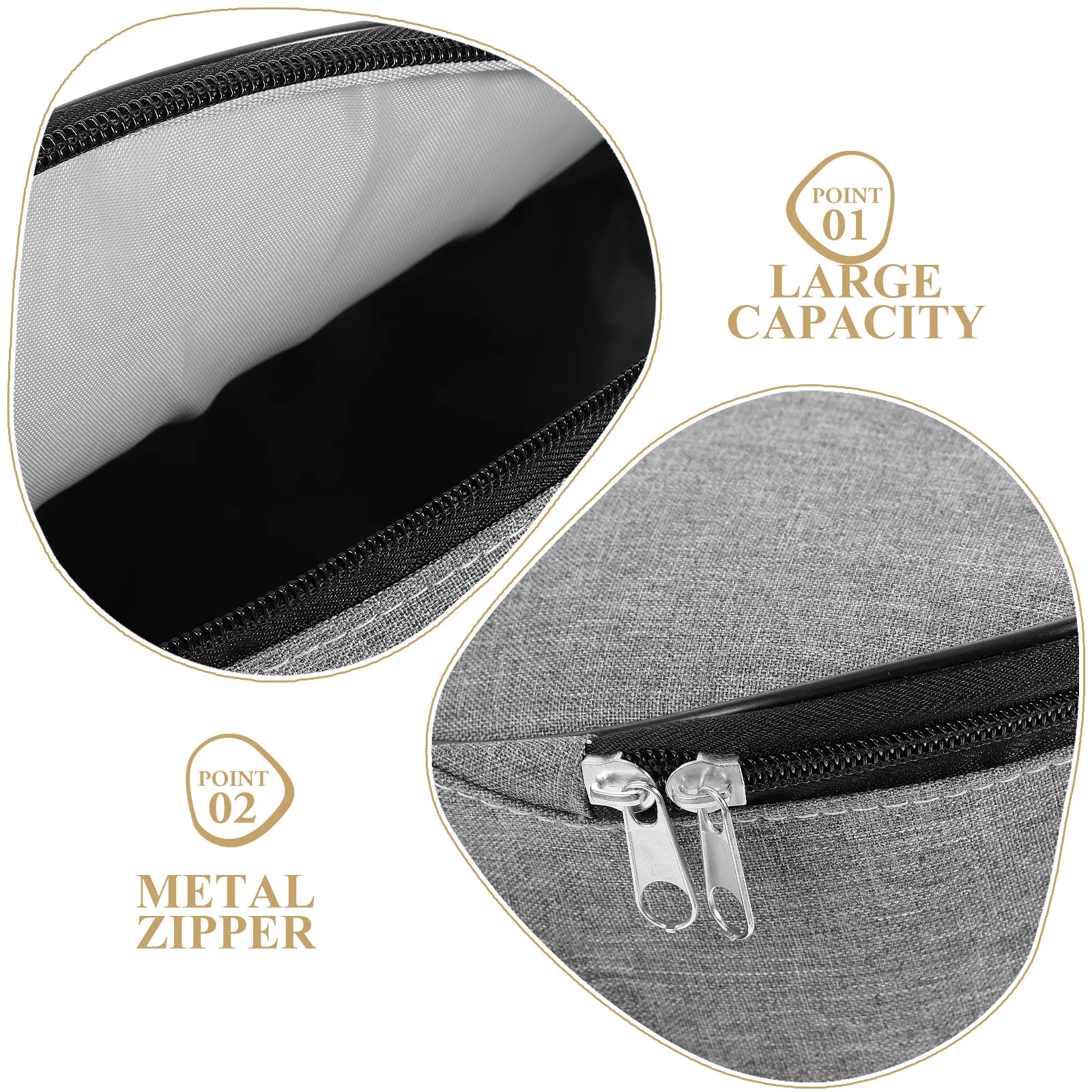 Portable Golf Bag Exquisite Polyester Material Long Service Life Quick Access to Flying Discs Multi-Functional Practical Storage