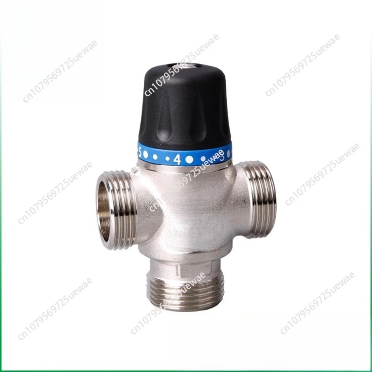 

3 Way Constant Temperature Valve for Mixing Hot and Cold Water, Thermostatic Mixing Valves Underfloor Heating, CW617N Material