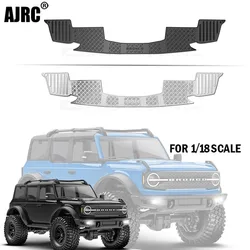 Rear Bumper Anti Slide Decorative Sheet/stainless Steel Car Shell Metal Protective Sheet For 1/18 Traxxas Trx-4m Bronco Trx4m