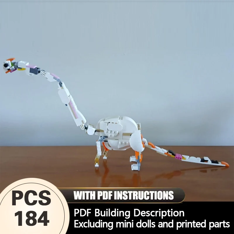 Creators Animal Series Model MOC Building Bricks Dreadnoughtus Modular Technology Gifts Holiday Assemble Children Toys Suit