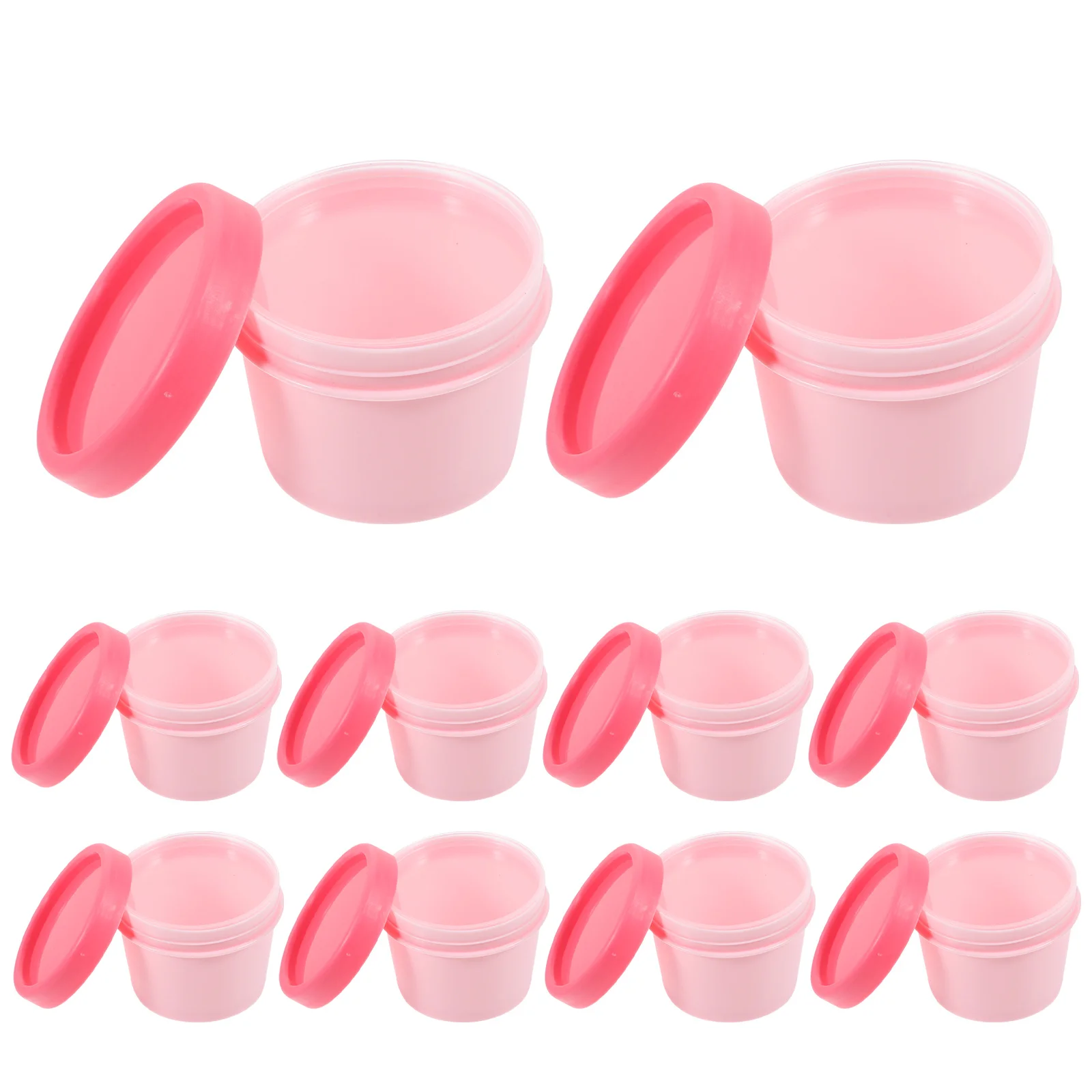 

10pcs Ice Cream Containers 100G Leakproof Dessert Cups For Yogurt Sorbet Stackable Freezer Storage Food Containers Bpa