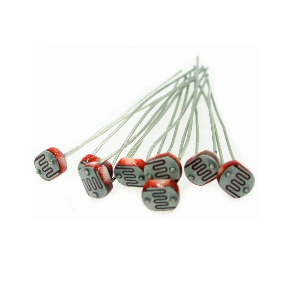 500 قطعة مقاومة حساس للضوء 5537 GL5537 مكونات التبديل الكهروضوئي عنصر الكشف الكهروضوئي 5 مللي متر