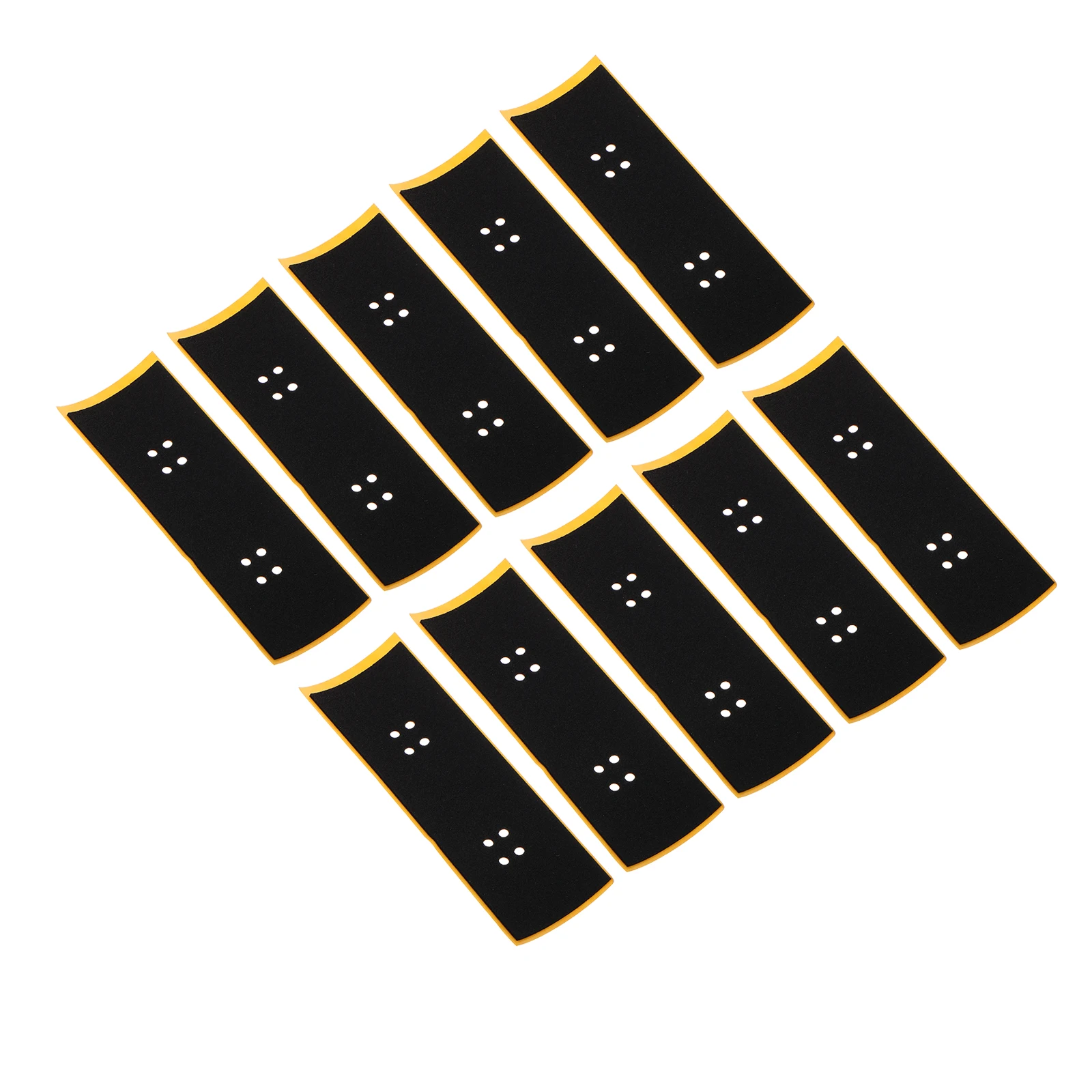 10Pcs Finger Skateboard Anti-Slip Stickers Textured Soft Pad Portable Durable Grip Tape for Mini Skateboards Skateboard Tape