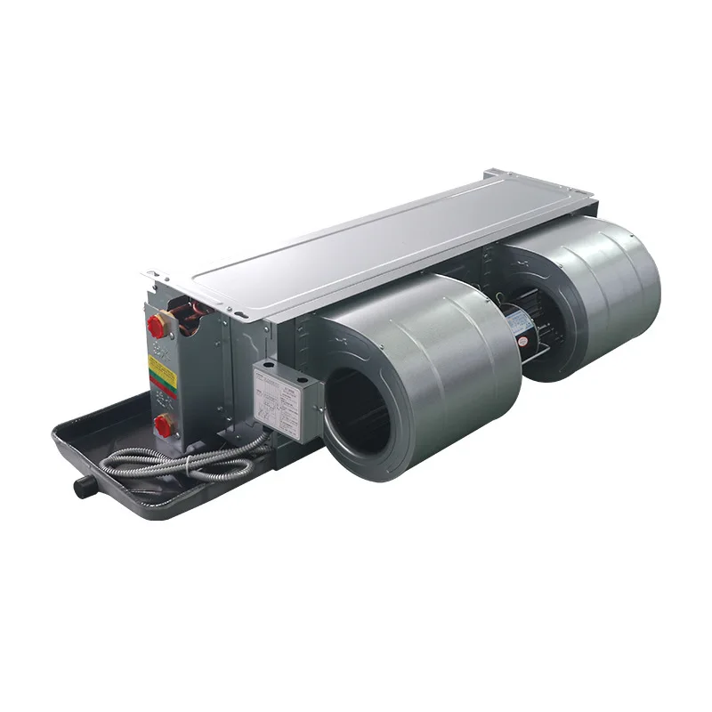 concealed fan coil central air conditioner end water cooling water heating hospital hotel fan coil well water air conditioner