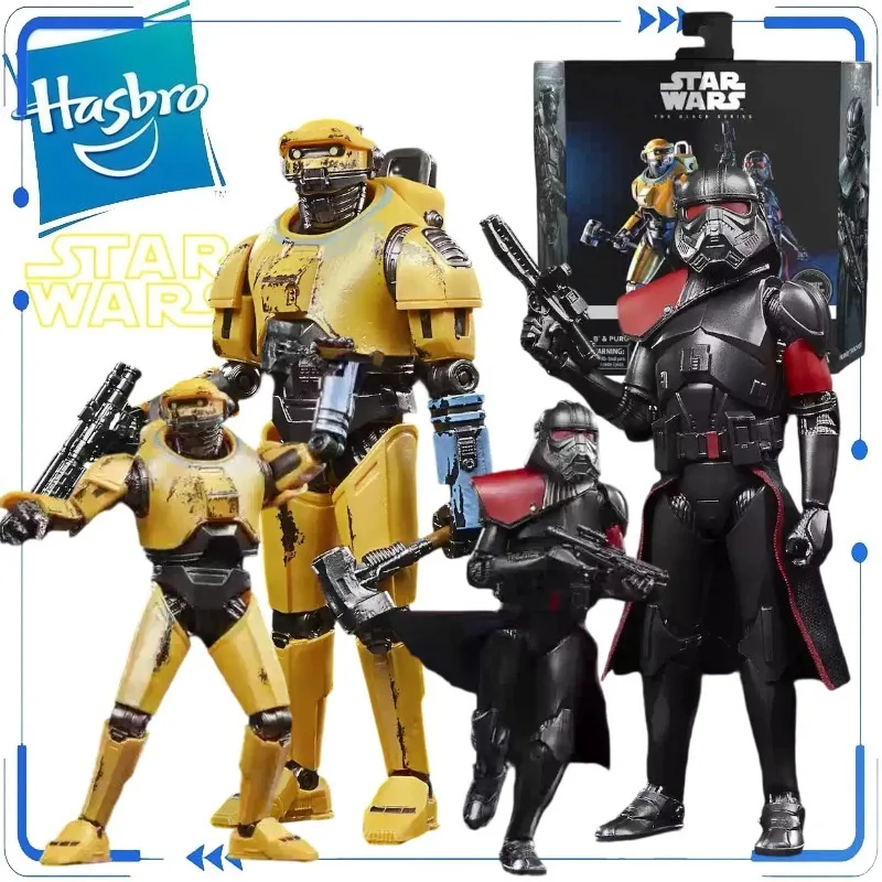 Figura genuina de Hasbro Star Wars The Black Series NED-B y Purge Trooper, paquete de 2 figuras de 6 pulgadas, juguete de colección Obi-Wan Kenobi, en stock