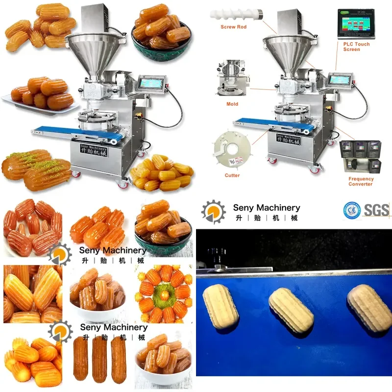 High Speed Tulumba Maker Coxinha Laminating Machine for Dough Processing Pastry Equipment Automatic Food Making Tool