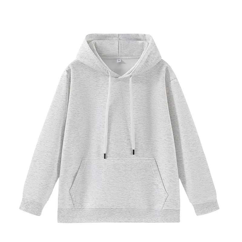 Autumn Winter Basic Classic Hooded Sweatshirt Women Casual Warm Pullover Hoodies Fashion All-Match Texture Sports Clothes Tops