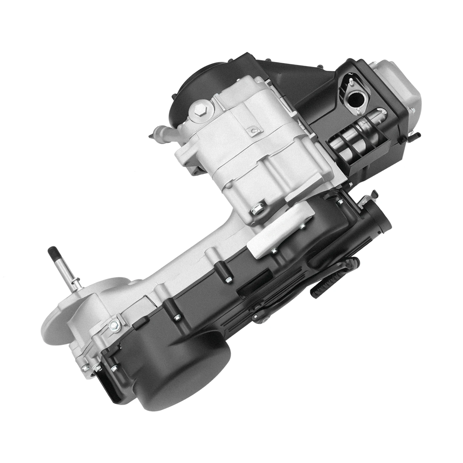 Комплект 4-тактного двигателя 150CC, двигатель GY6 с длинным корпусом 11 дюймов, одноцилиндровый двигатель с автоматическим карбюратором для мопеда, скутера, картинга