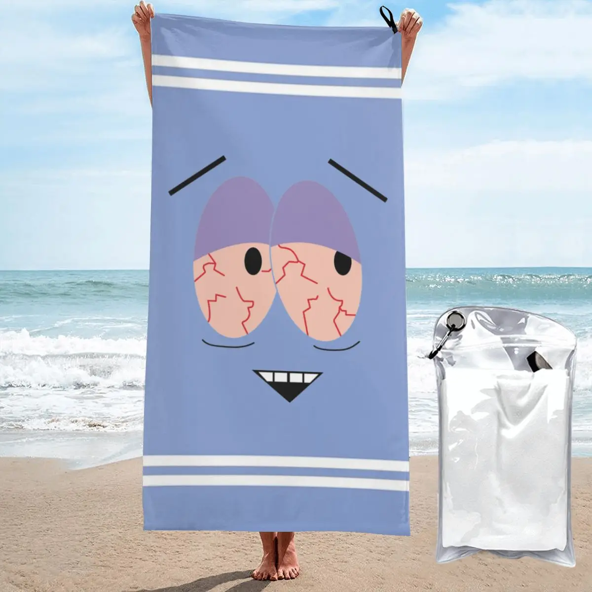 Towelie southparks Accessories Towel for Beach Novelty Water Absorbing Towel Sandproof Quick Dry Surf Towels